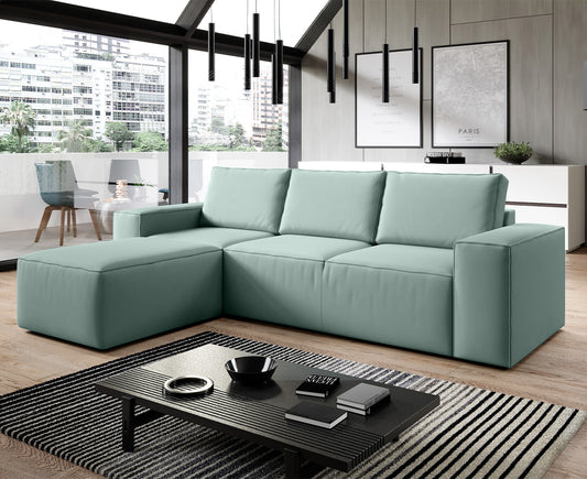 Silla Ecksofa 302 x 204 cm, Microvelour