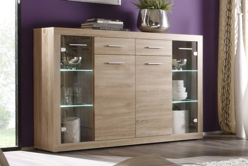 Highboard Can Can Highboard Anrichte Sonoma Eiche - Froschkönig24