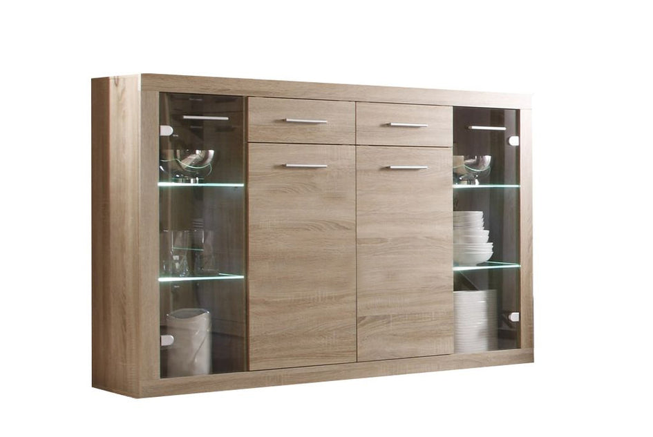 Highboard Can Can Highboard Anrichte Sonoma Eiche - Froschkönig24