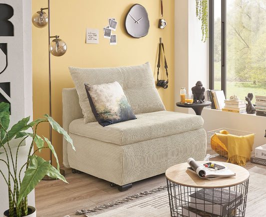 Charlie Schlafsofa 103 x 83 cm Creme