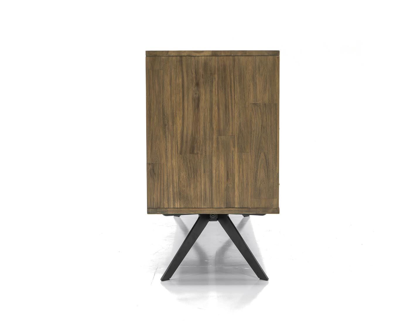 Massa Massivholz Sideboard 160 cm Akazie Braun / Grafit