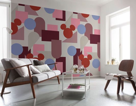 Vlies Fototapete - Colourful Mickey - Größe 400 x 250 cm