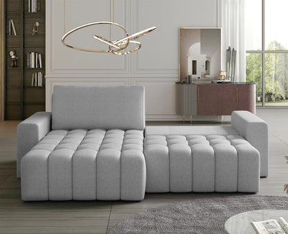 Bonett Ecksofa 250 x 175 cm, Microvelour