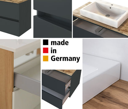 Passau Hängeschrank für Badezimmer 40 cm Weiß