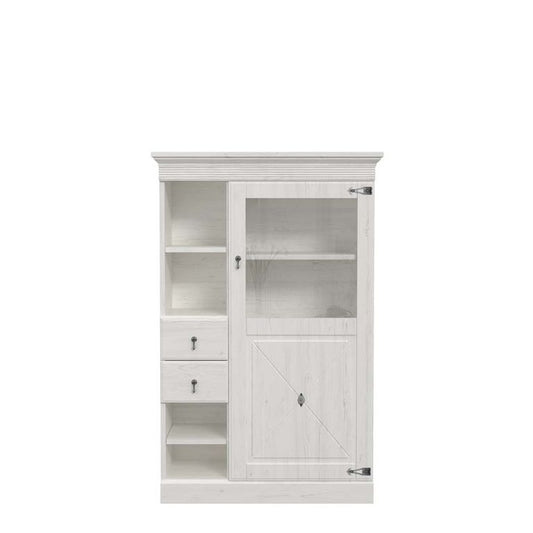 EINDHOVEN Highboard Pinie Weiß