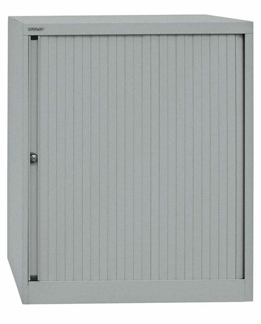 Bisley EUROTAMBOUR Rollladenschrank 2,5 OH 80cm Stahlmöbel Silber