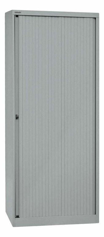 Bisley EUROTAMBOUR Rollladenschrank 5 OH 80cm Stahlmöbel Silber