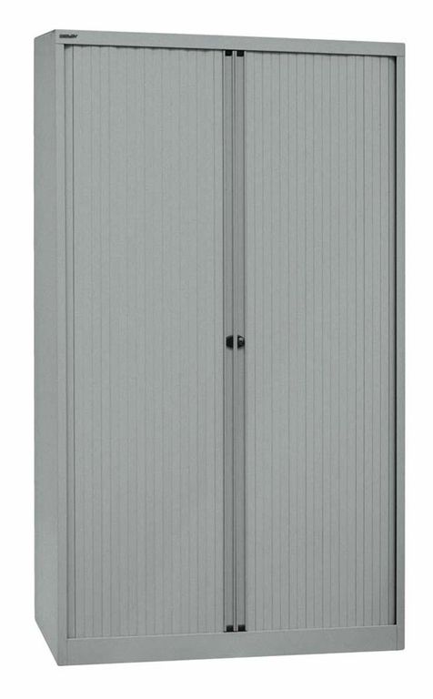 Bisley EUROTAMBOUR Rollladenschrank 5 OH 120cm Stahlmöbel Silber