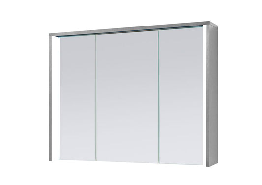 Five Spiegelschrank Titan / Weiß 86 cm - Froschkönig24