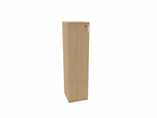 E10 Flügeltürenschrank 4 Ordnerhöhen, 40 cm Breite, Eiche