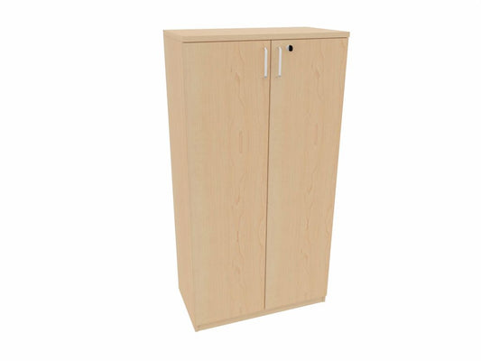 E10 Flügeltürenschrank 4 Ordnerhöhen, 80 cm Breit, Ahorn