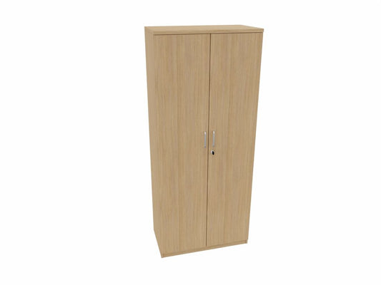 E10 Flügeltürenschrank 5 Ordnerhöhen, 80 cm Breit, Eiche