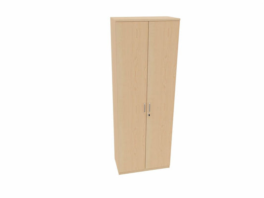 E10 Flügeltürenschrank 6 Ordnerhöhen, 80 cm Breit, Ahorn