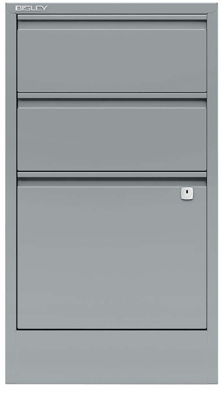 Bisley Home Filer Hängeregistraturschrank 2 Schub, 1 HR-Schub Silber