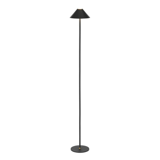 HYGGE Stehlampe LED Ø19cm mit Akku Schwarz