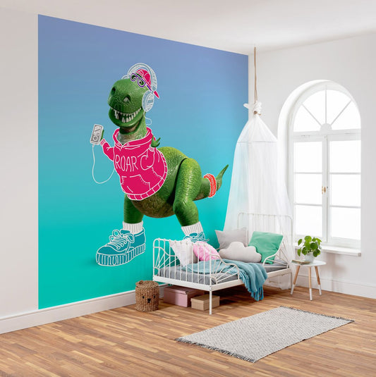 Vlies Fototapete - Toy Story Roar - Größe 300 x 280 cm