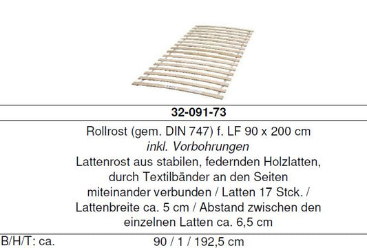 Ivi Rolllattenrost 90x200 cm