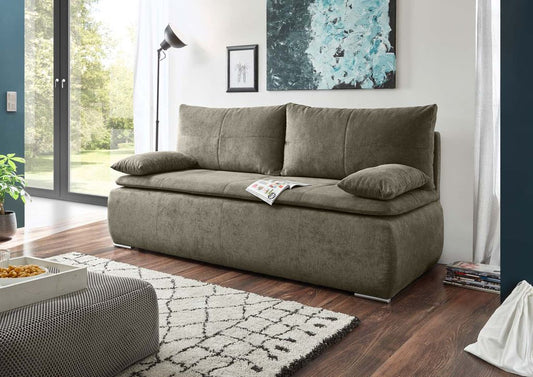 Jana Schlafsofa 208x95 cm Stone (Braun-Grau)