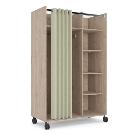 Kit Einsatz für Kleiderschrank Jackson Hickory Textil Beige hell