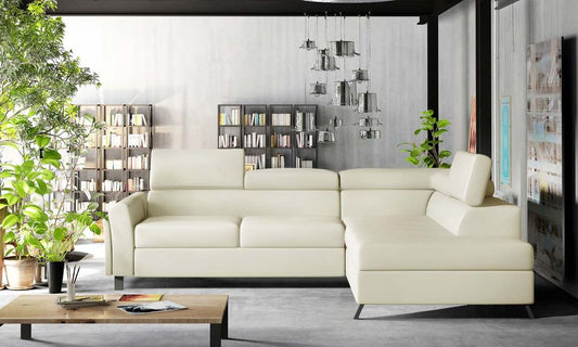 Kairos Ecksofa 265 x 197 cm Beige (Kunstleder - Soft)