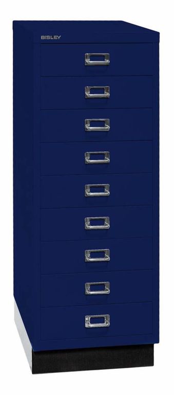 Bisley MultiDrawer Schubladenschrank DIN A3 mit 9 Schub Stahlmöbel Oxfordblau