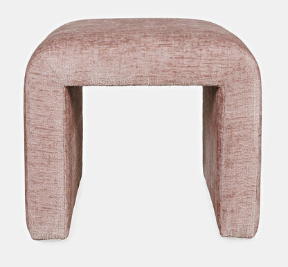 Leith Polsterhocker Designerhocker Rosa