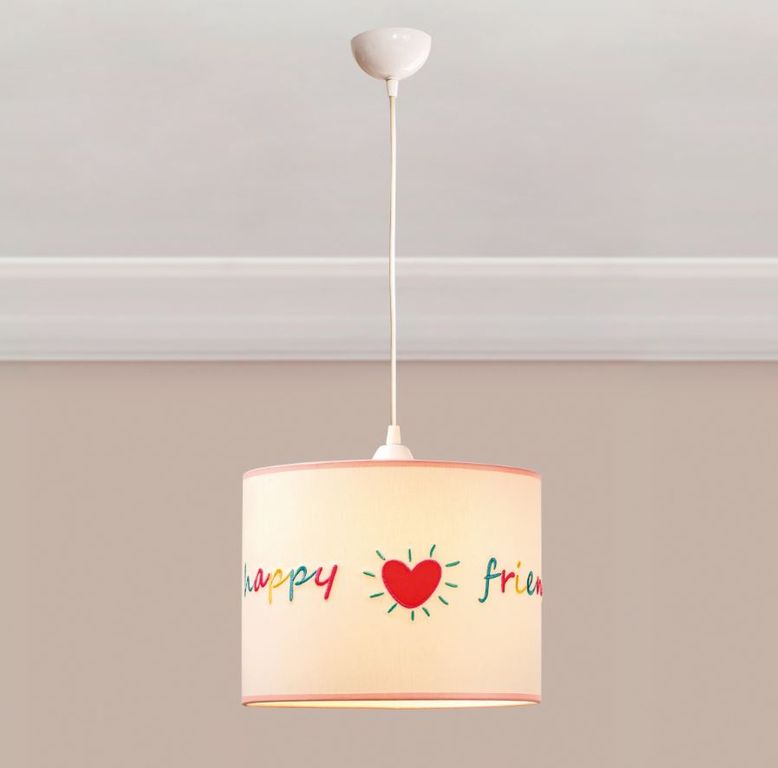 Cilek BABY GIRL Deckenlampe Hängelampe Lampe Kinderzimmer Creme / Rosa - Froschkönig24