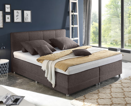 Luanda Boxspringbett 160 x 200 cm Espresso