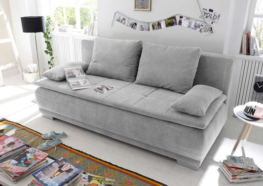 Luigi Schlafsofa 211x103 cm Silber