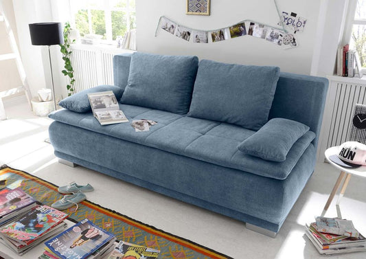 Luigi Schlafsofa 211x103 cm Blau (Denim)