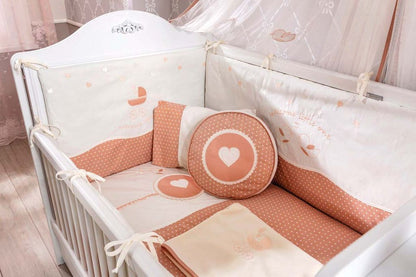 Cilek ROMANTIC Babyset 70x140cm Rosa / Weiß