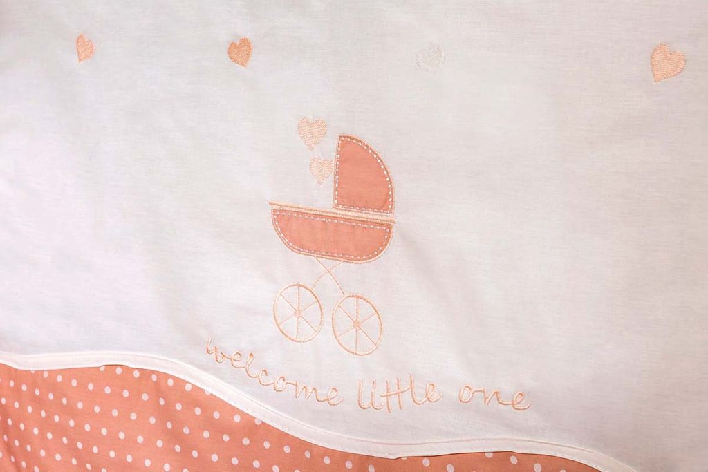 Cilek ROMANTIC Babyset 70x140cm Rosa / Weiß