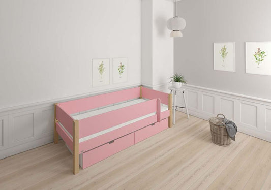 MIMER Kinderbett 90 x 160/200 cm Rosa