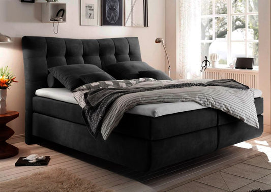 Malibu 180x200 cm Boxspringbett Schwarz