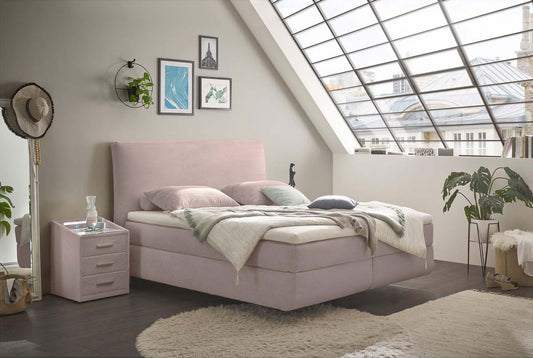 Marbella Boxspringbett 180x200cm Rosa