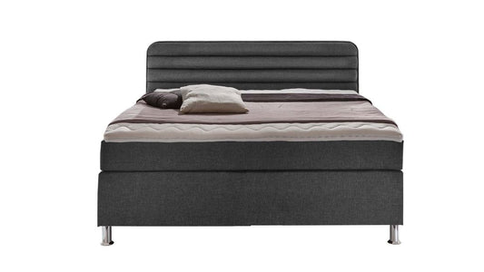 Maritima Boxspringbett 140 x 200 cm Graphit Sawana