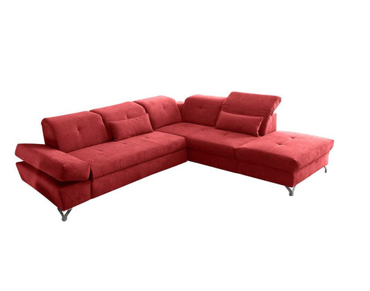 MELFI Ecksofa 275 x 245 cm Berry