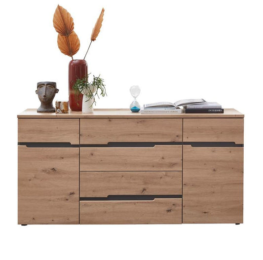 Memphis Sideboard Graphit / Artisan Eiche