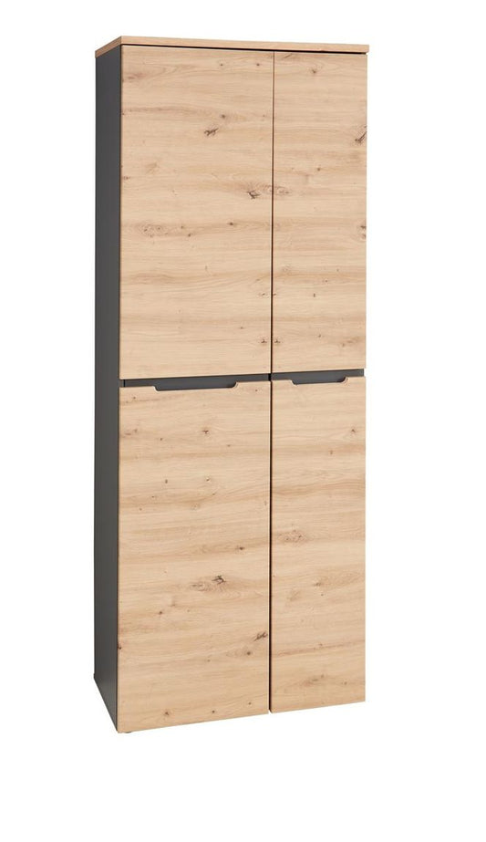 Memphis Aktenschrank 2 trg. Graphit / Artisan Eiche