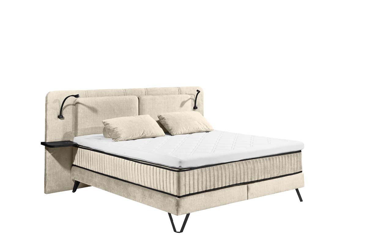 Milazzo Boxspringbett 160x200cm Vogue Creme