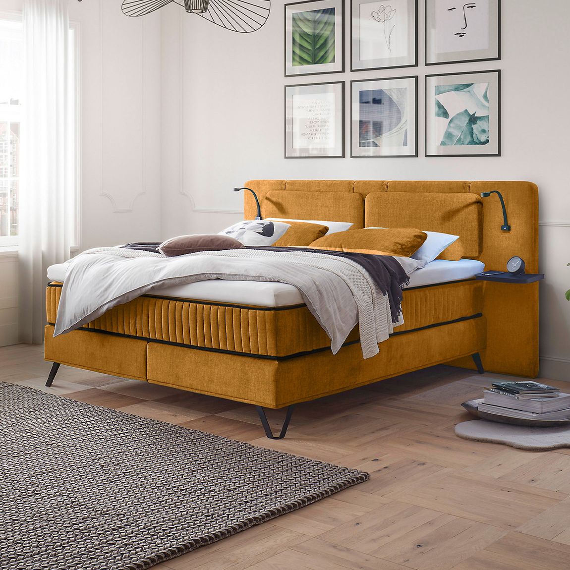 Milazzo Boxspringbett 180x200cm Vogue Amber