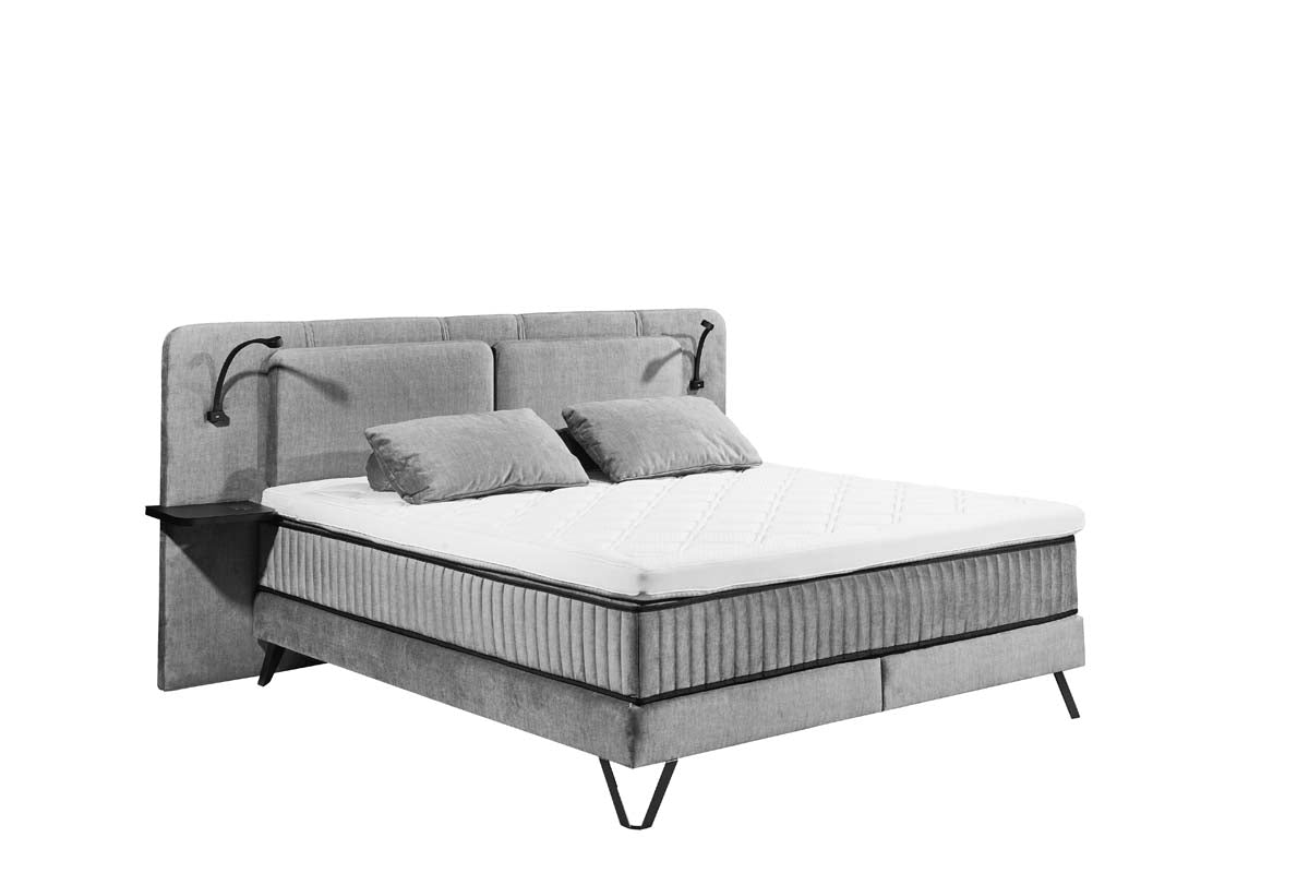 Milazzo Boxspringbett 160x200cm Vogue Grau