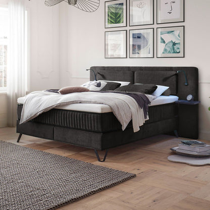 Milazzo Boxspringbett 180x200cm Vogue Schwarz