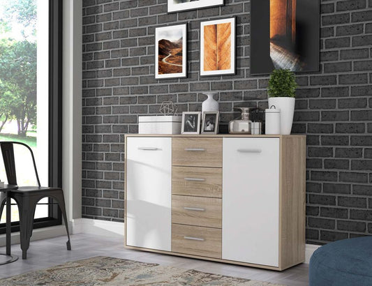 APIA Sideboard 120 cm Sonoma Eiche