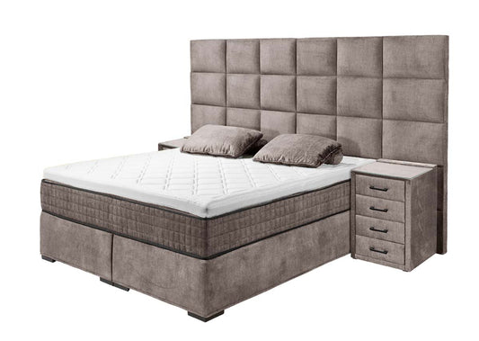 Naro XL Boxspringbett 160x200cm Vogue Stone