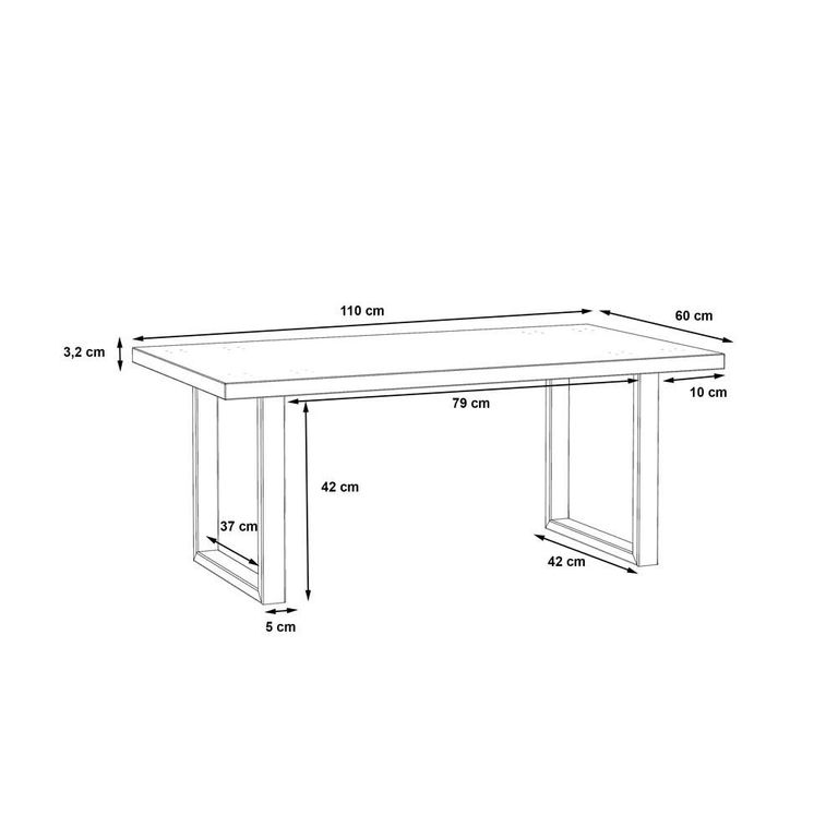 SPRINGFIELD Couchtisch Colonial Eiche