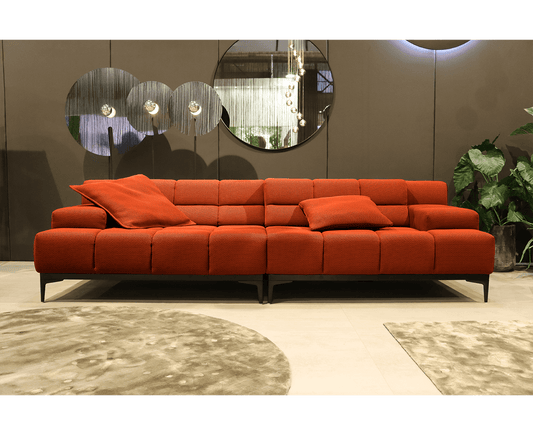 Oasis 3-Sitzer Sofa Couch 288 x 113 cm mit Rückenverstellung, Farbe wählbar