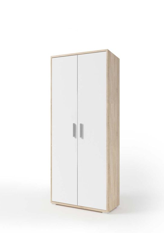 Office Line Aktenschrank 5OH 79 cm Eiche Sonoma / Weiß - Froschkönig24