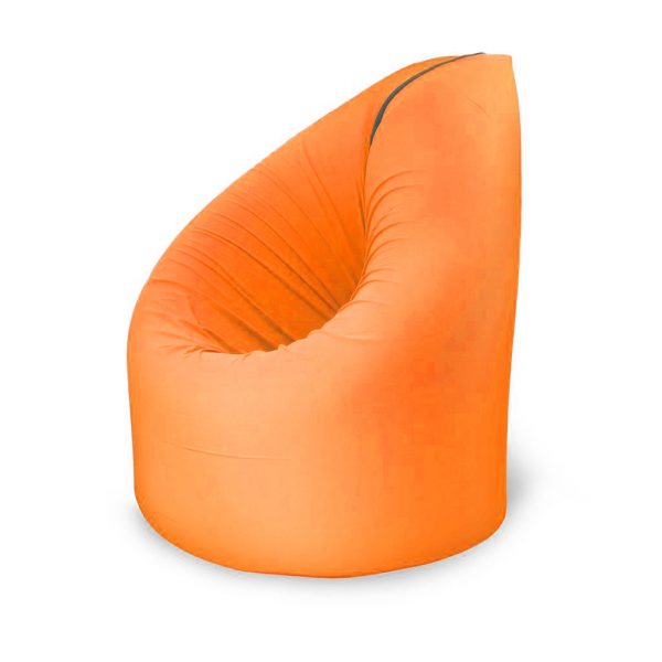 Paq Bed multifunktionaler Sitzsack, Gästebett, Orange - Froschkönig24