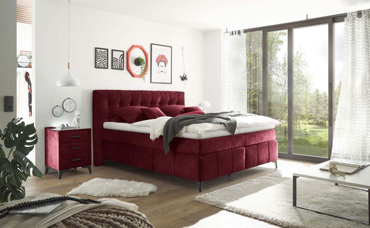 Oregon Boxspringbett 160x200 cm Rot